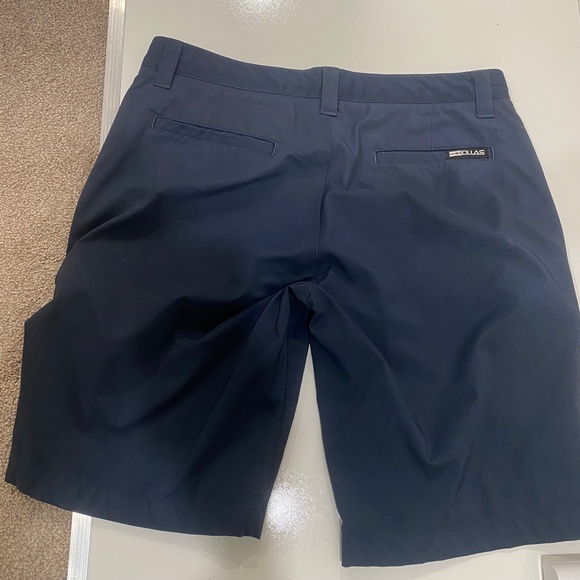 Hollas Navy Golf Shorts Size 34 - Picture 5 of 5